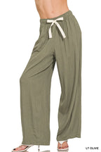Zenana Linen Drawstring Pants - Women Pants by Trendsi | Available at Handbags Specialist Headquarter
