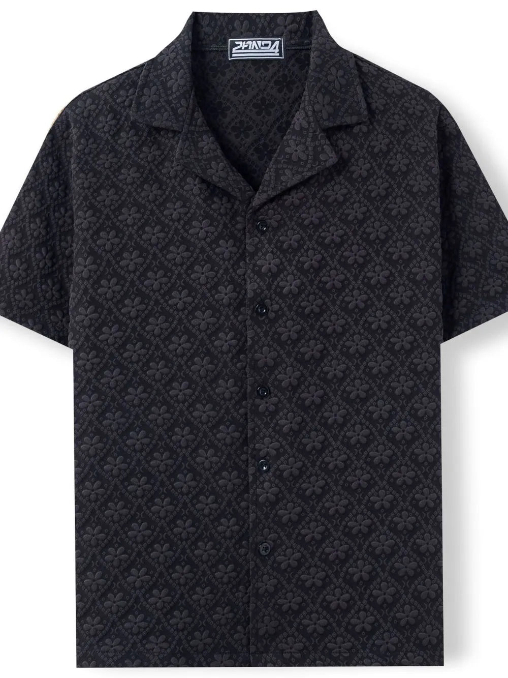 Men's Plus Size Button Down Short Sleeve Shirt - Men's Shirt's by Trendsi | Available at Handbags Specialist Headquarter