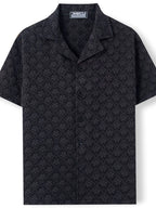 Men's Plus Size Button Down Short Sleeve Shirt - Men's Shirt's by Trendsi | Available at Handbags Specialist Headquarter