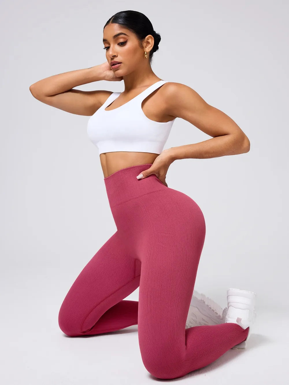 High Waist Stirrup Active Leggings - Leggings by Trendsi | Available at Handbags Specialist Headquarter