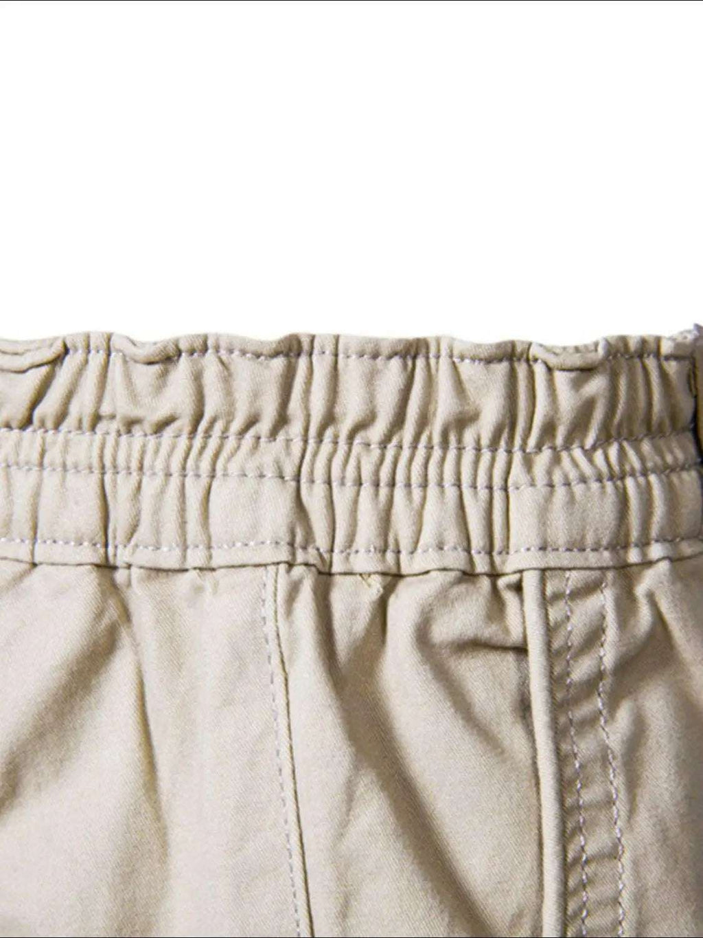 Men's Elastic Waist Shorts with Pockets - Men's Pants by Trendsi | Available at Handbags Specialist Headquarter