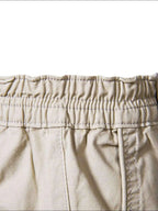 Men's Elastic Waist Shorts with Pockets - Men's Pants by Trendsi | Available at Handbags Specialist Headquarter