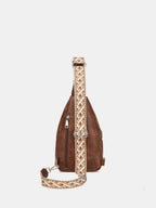 PU Leather Crossbody Bag with Two Detachable Strap - Crossbody Bag by Trendsi | Available at Handbags Specialist Headquarter