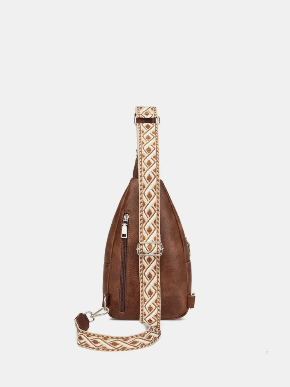 PU Leather Crossbody Bag with Two Detachable Strap - Crossbody Bag by Trendsi | Available at Handbags Specialist Headquarter