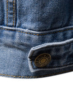 Men's Button Down Long Sleeve Denim Jacket - Men's jackets by Trendsi | Available at Handbags Specialist Headquarter