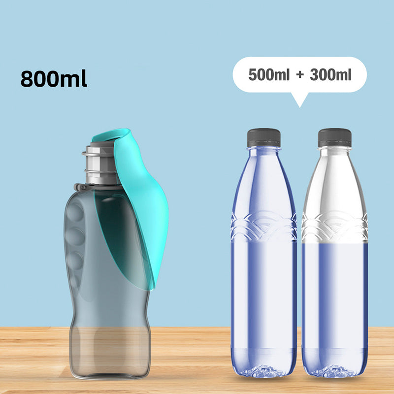 PawHydrate 800ml Foldable Leakproof Dog Water Bottle