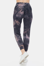 Leggings Depot Tie-Dye High Waist Cropped Leggings - Leggings by Trendsi | Available at Handbags Specialist Headquarter
