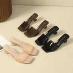 Open Toe Block Heels Sandals - Women Sandals by Trendsi | Available at Handbags Specialist Headquarter