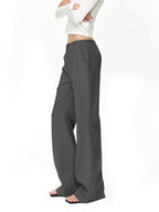 High Waist Flare Leg Trousers - Women Pants by Trendsi | Available at Handbags Specialist Headquarter