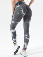 Tie-Dye High Waist Active Leggings - Leggings by Trendsi | Available at Handbags Specialist Headquarter