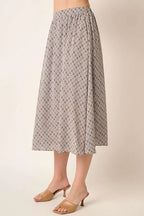 Mittoshop Printed Midi Skirt - Skirts by Trendsi | Available at Handbags Specialist Headquarter