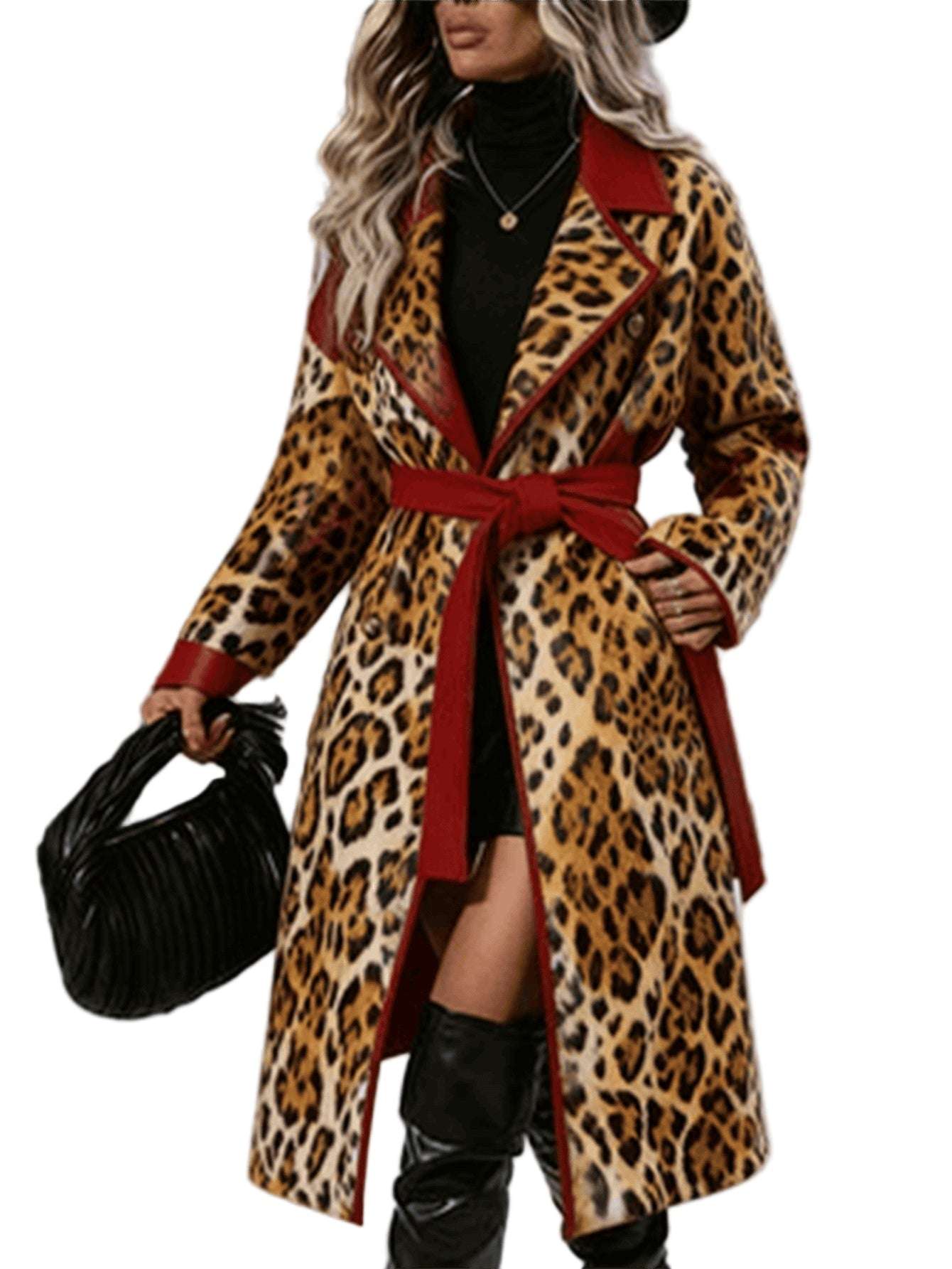 Opulent Elegance: Luxurious Long Coat - Luxury Long Coat by Trendsi | Available at Handbags Specialist Headquarter