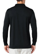 Long Sleeve Collared Neck Polo Shirt - Men's Polo shirt by Trendsi | Available at Handbags Specialist Headquarter