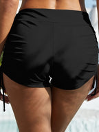 FAM-FAM Drawstring Mid-Rise Waist Swim Shorts -  by Trendsi | Available at Handbags Specialist Headquarter