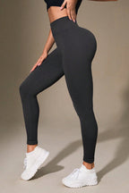 Wide Waistband Sports Leggings - Leggings by Trendsi | Available at Handbags Specialist Headquarter