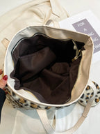 Leopard Faux Fur Tote Bag with Coin Purse - Tote Bag by Trendsi | Available at Handbags Specialist Headquarter