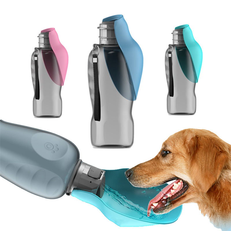 PawHydrate 800ml Foldable Leakproof Dog Water Bottle