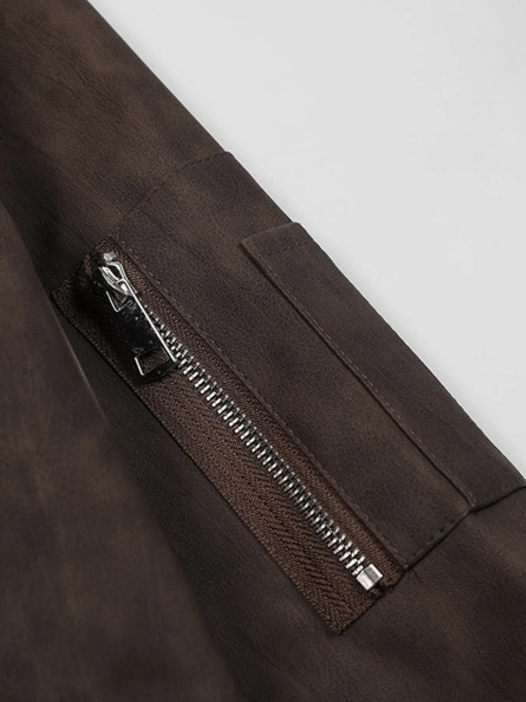 Men's Zip Up Long Sleeve Jacket - Men's jackets by Trendsi | Available at Handbags Specialist Headquarter