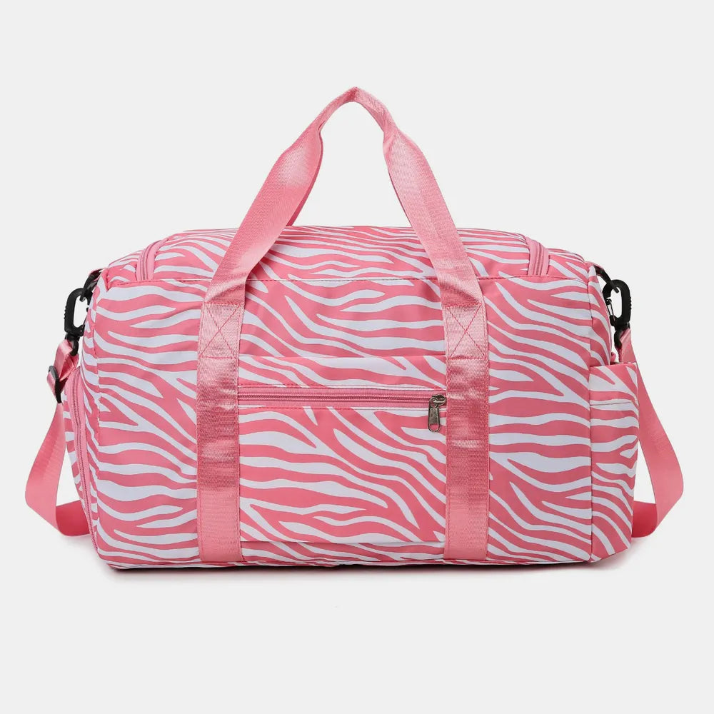 Oxford Cloth Animal Print Travel Bag - travel-bag by Trendsi | Available at Handbags Specialist Headquarter
