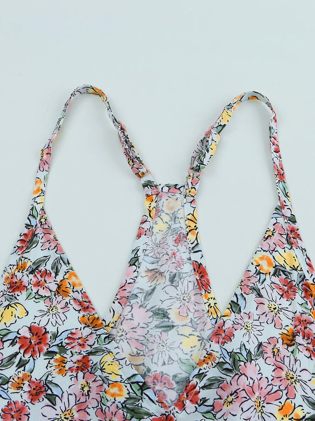 Floral Print Halter Cami - Tops by Trendsi | Available at Handbags Specialist Headquarter