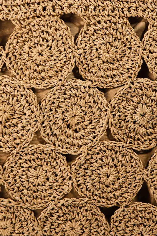 Fame Square Braided Pattern Tote Bag - Tote Bag by Trendsi | Available at Handbags Specialist Headquarter