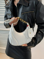 PU Leather Shoulder Bag with EarPods Bag - Crossbody Bag by Trendsi | Available at Handbags Specialist Headquarter