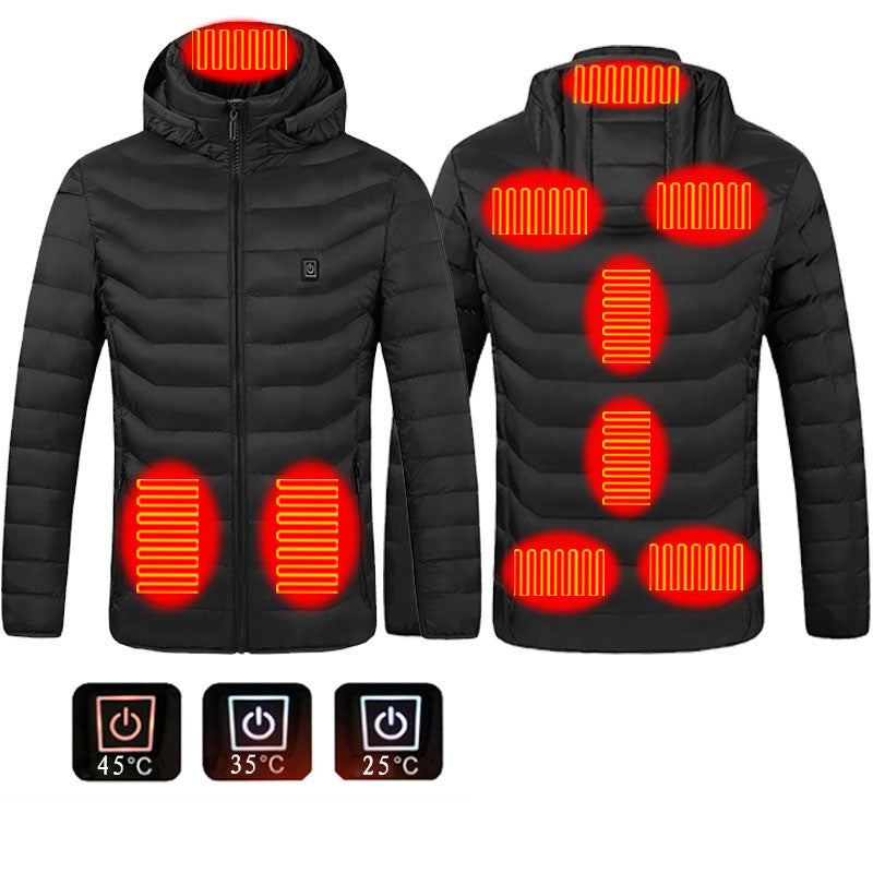 FrostGuard USB Heated Vest - Men's Thermal Zip-Up