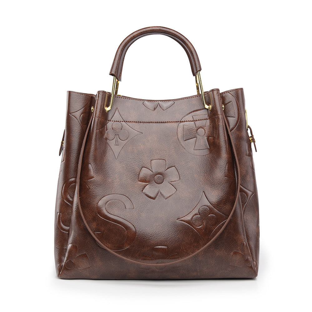 ElegantEra Vintage Large Handbag - Handbags by Trendsi | Available at Handbags Specialist Headquarter