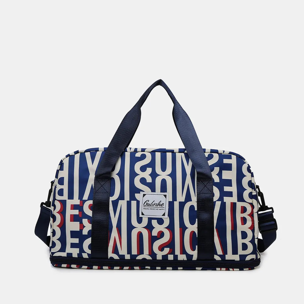 Oxford Cloth Printed Travel Bag - travel-bag by Trendsi | Available at Handbags Specialist Headquarter