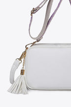 PU Leather Tassel Crossbody Bag - handbags by Trendsi | Available at Handbags Specialist Headquarter