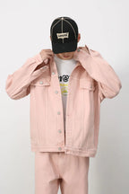 Men's Button Up Dropped Shoulder Denim Jacket - Men's jackets by Trendsi | Available at Handbags Specialist Headquarter