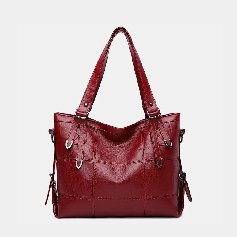 PU Leather Medium Handbag - Tote Bag by Trendsi | Available at Handbags Specialist Headquarter