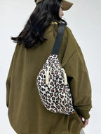 Leopard Nylon Crossbody Bag - Handbags by Trendsi | Available at Handbags Specialist Headquarter