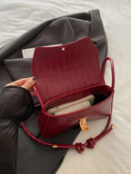 PU Leather Texture Crossbody Bag - Crossbody Bag by Trendsi | Available at Handbags Specialist Headquarter