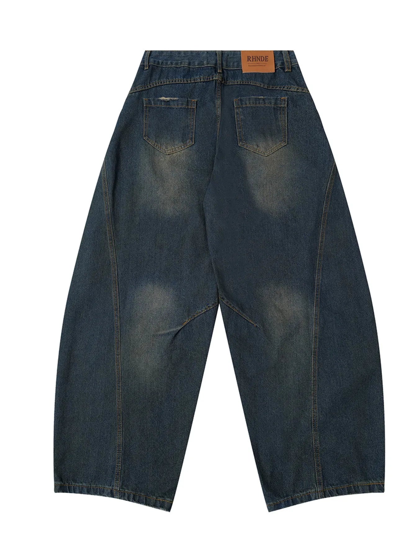 Men's Wide Leg Balloon Denim Jeans - Women / Jeans & Denim by Trendsi | Available at Handbags Specialist Headquarter