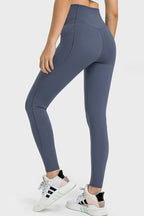 Millennia V-Waist Yoga Leggings with Pockets - Leggings by Trendsi | Available at Handbags Specialist Headquarter