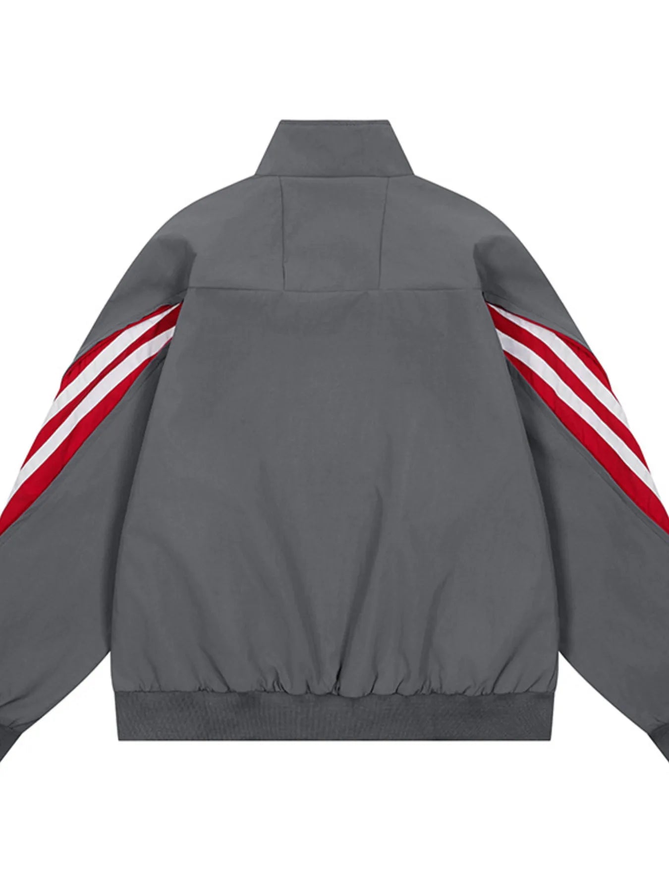 Men's Striped Zip Up Long Sleeve Jacket - Men's jackets by Trendsi | Available at Handbags Specialist Headquarter