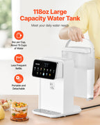 QuickBoil 7x7 Countertop Hot Water Dispenser - decor by Trendsi | Available at Handbags Specialist Headquarter