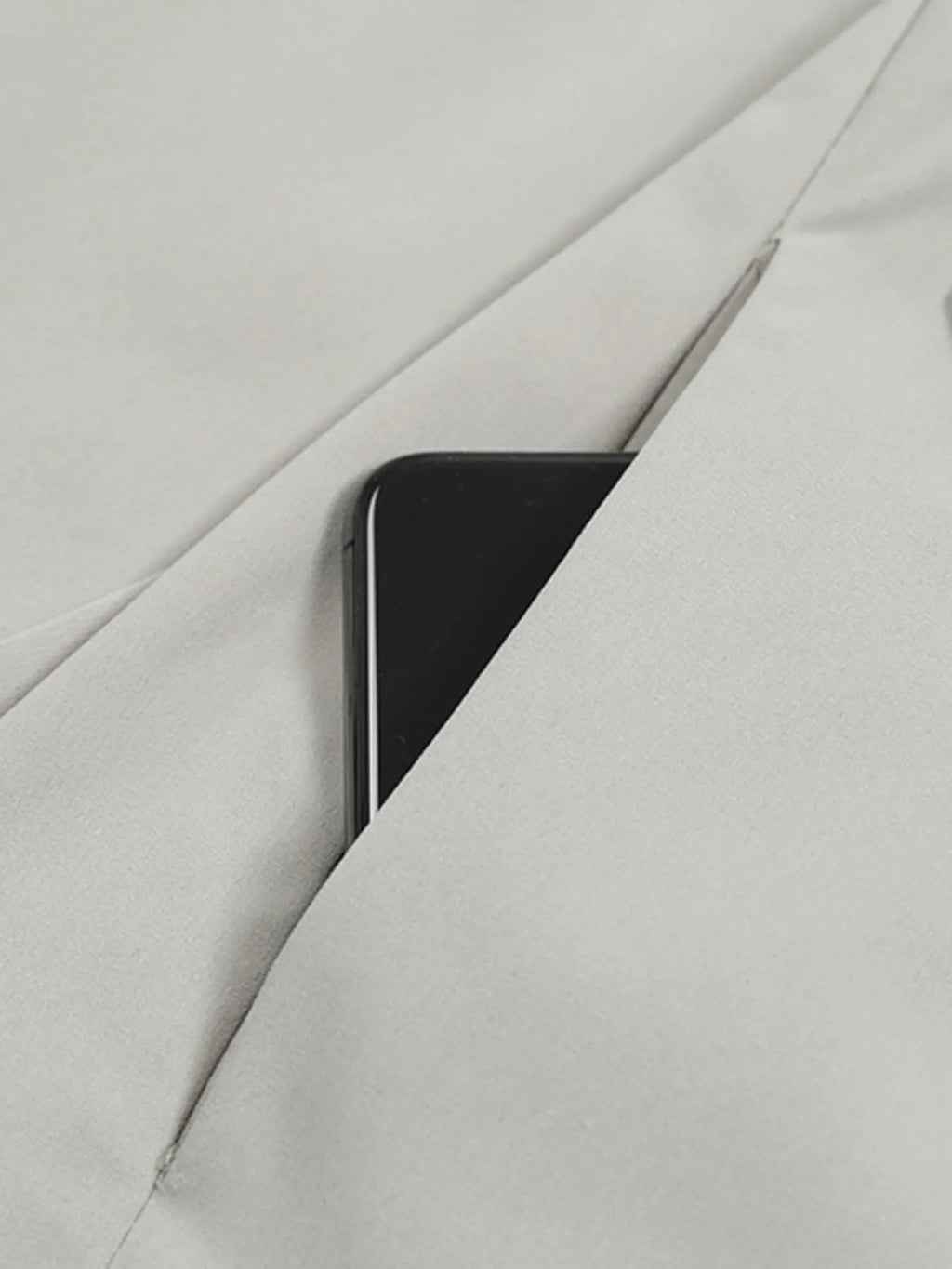 Men's Long Sleeve Jacket with Chest Pockets - Men's jackets by Trendsi | Available at Handbags Specialist Headquarter