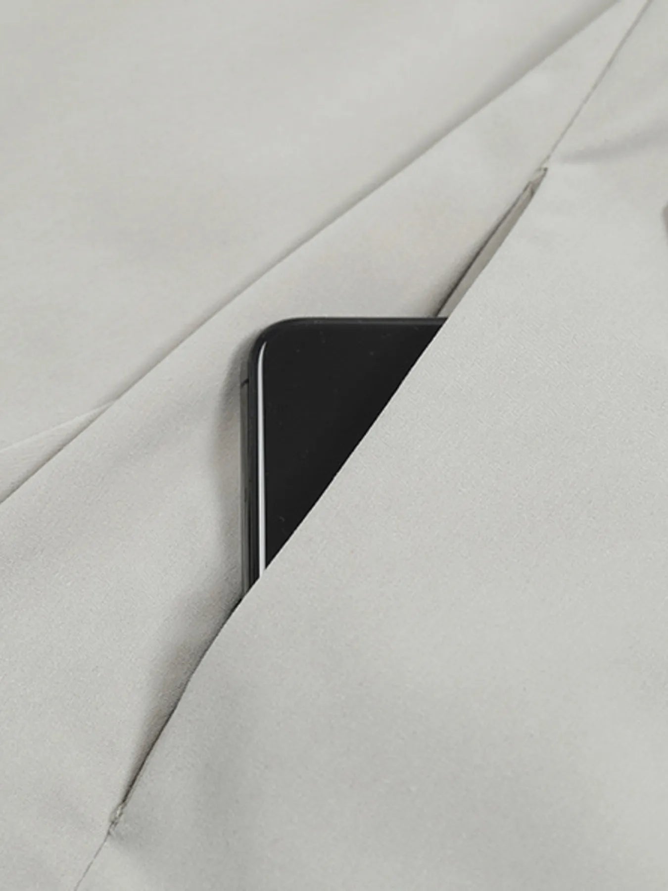 Men's Long Sleeve Jacket with Chest Pockets - Men's jackets by Trendsi | Available at Handbags Specialist Headquarter