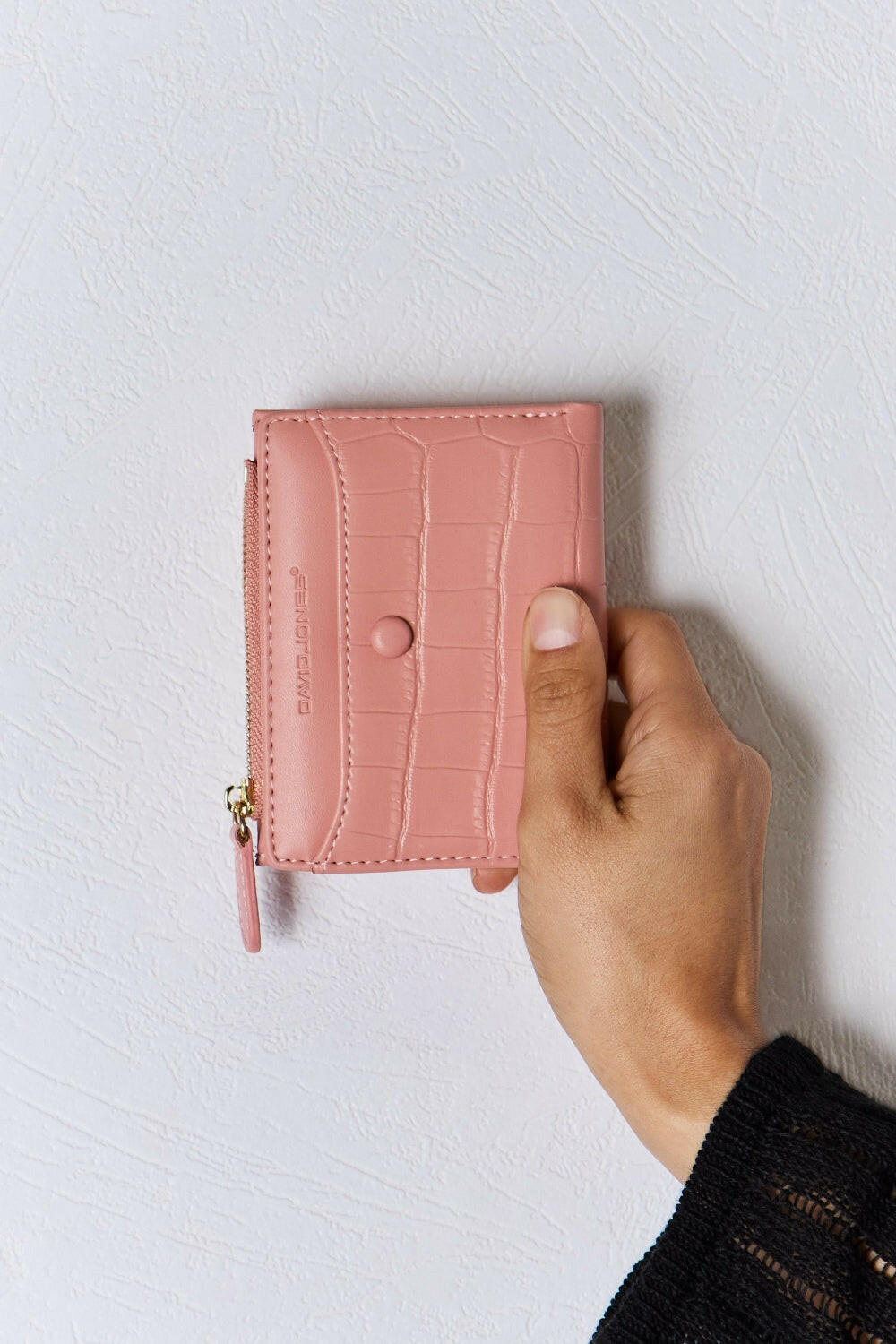 David Jones Texture PU Leather Mini Wallet - Wallets by Trendsi | Available at Handbags Specialist Headquarter