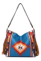 Geometric Canvas Tote Bag - Tote Bag by Trendsi | Available at Handbags Specialist Headquarter