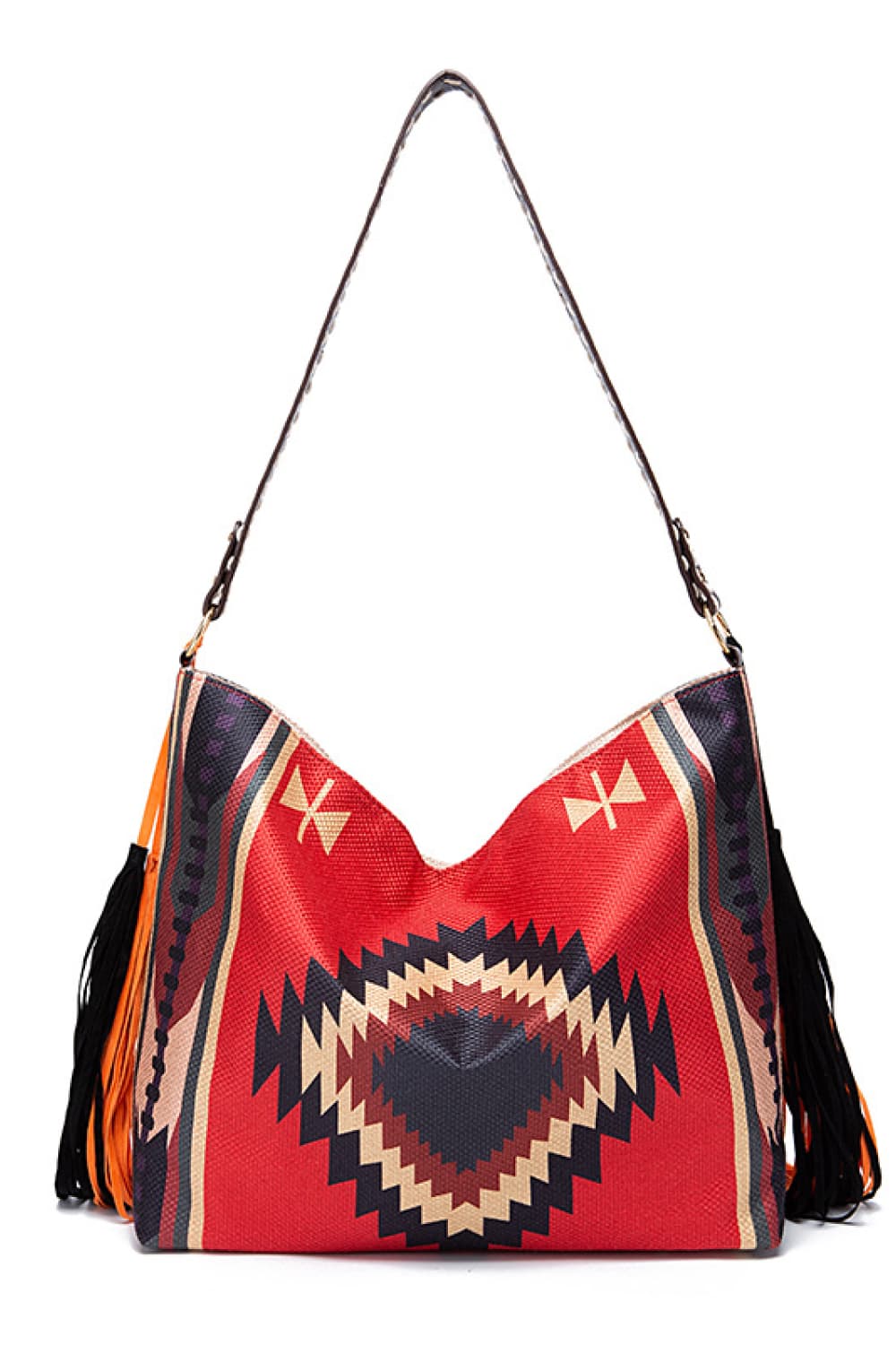 Geometric Canvas Tote Bag - Tote Bag by Trendsi | Available at Handbags Specialist Headquarter