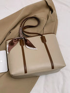 PU Leather Tote Bag - Tote Bag by Trendsi | Available at Handbags Specialist Headquarter