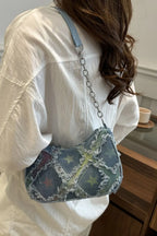 Fringe Star Print Shoulder Bag - Handbags by Trendsi | Available at Handbags Specialist Headquarter