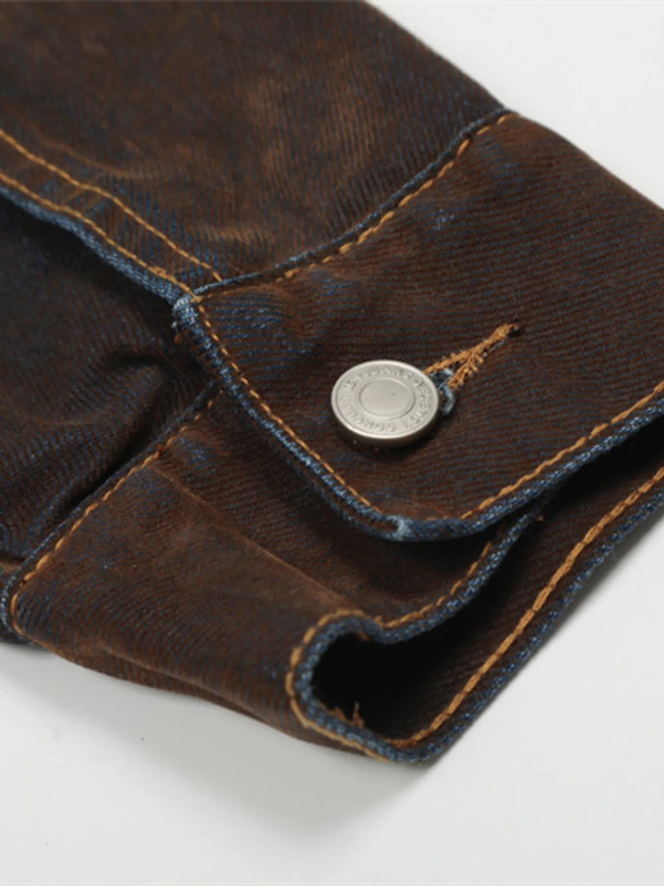 Men's Button Up Long Sleeve Denim Jacket - Men's jackets by Trendsi | Available at Handbags Specialist Headquarter