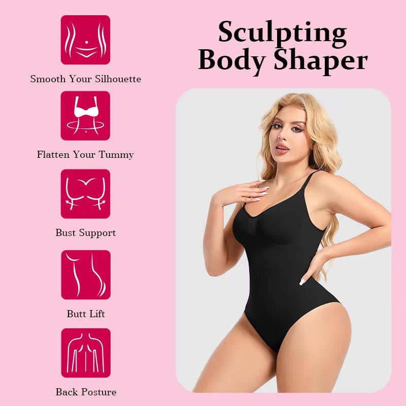 CurvySculpt Seamless Shaper Bodysuit for Women - Women's Bra by Trendsi | Available at Handbags Specialist Headquarter