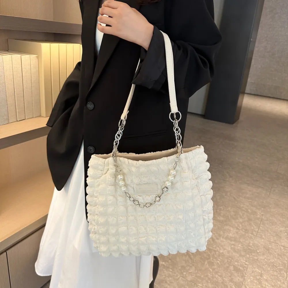 Cloud Puffy Polyester Tote Bag - Tote Bag by Trendsi | Available at Handbags Specialist Headquarter