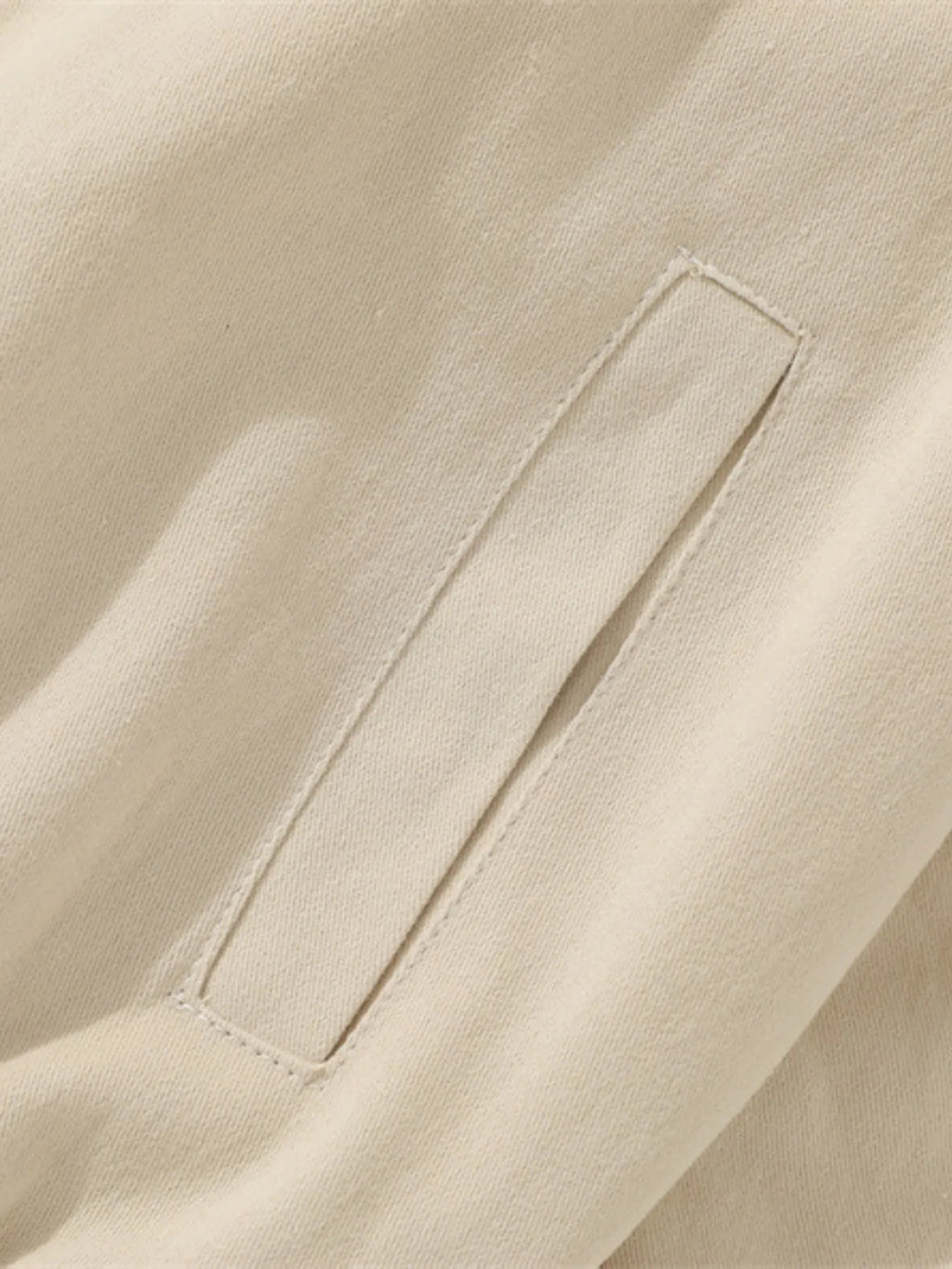 Men's Striped Hem Zip Up Jacket - Men's jackets by Trendsi | Available at Handbags Specialist Headquarter