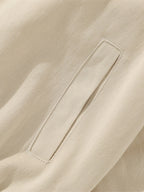 Men's Striped Hem Zip Up Jacket - Men's jackets by Trendsi | Available at Handbags Specialist Headquarter